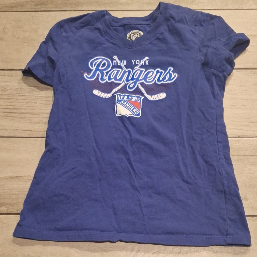🦔NHL Kids Blue New York Rangers Tee💐